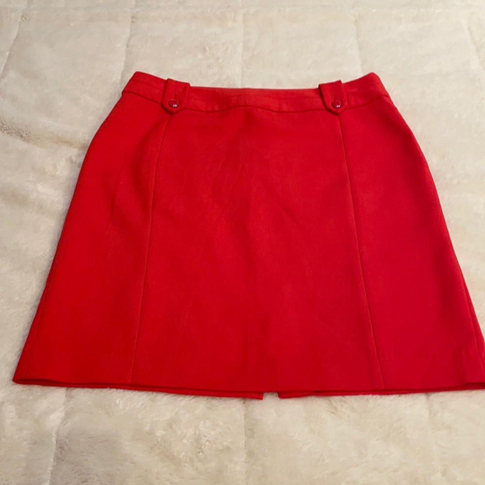 Banana Republic Orange Pencil Skirt